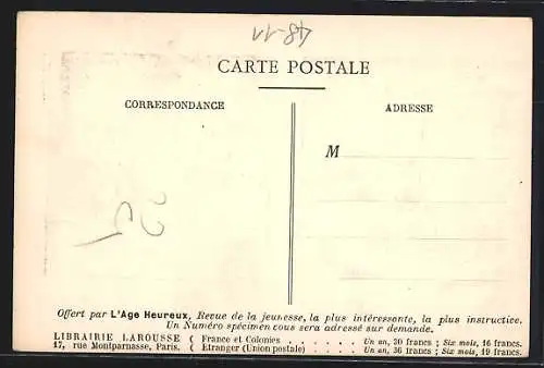 AK Zwei Suchbilder, ein Herr und ein Hahn, optische Täuschung