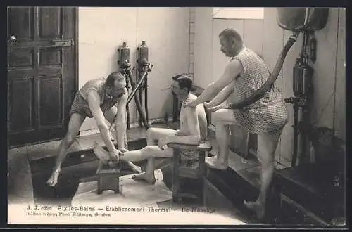 AK Aex-les-Bains, Etablissement Thermal, Le Massage