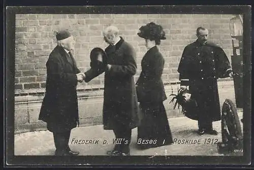 AK Roskilde, Frederik VIII. Besog 1912