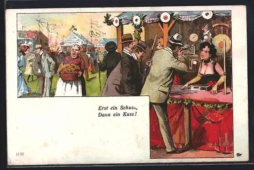 AK Männer am Schützenstand beim Volskfest