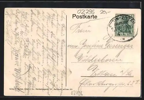 AK Kurort Jonsdorf, Hotel Weisser Stern im Winter