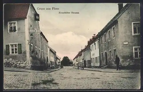 AK Floss, Blick in die Neustädter Strasse