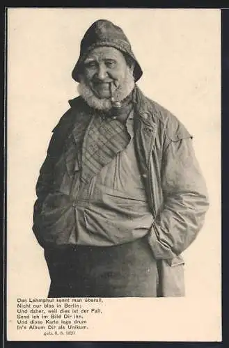 AK Berlin, Oller ehrlicher Seemann von der Waterkant, Chausseestrasse 42