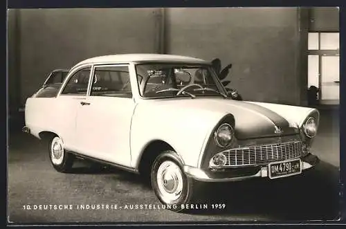 AK Berlin, 10. Deutsche Industrie-Ausstellung 1959, DKW-Junior