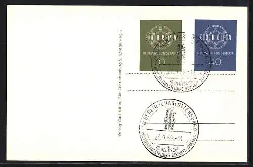 AK Berlin, 10. Deutsche Industrie-Ausstellung 1959, DKW-Junior