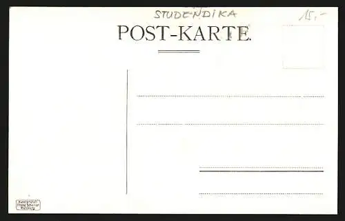 AK Studentenwappen A.V. Schlägel & Eisen