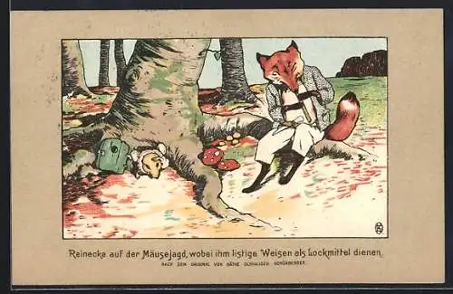 AK Reinecke Fuchs auf der Mäusejagd