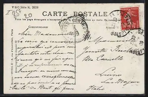 AK Blériot à Bord de Son Monoplan
