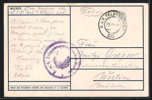 Künstler-AK sign. G. v. Löring, Ungarische Werkstätte: Kriegsostern, Armee II, Bauer beim Pflügen des Feldes