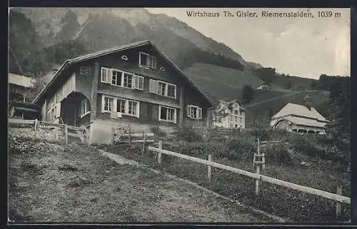 AK Riemenstalden, Gasthaus von Th. Gisler