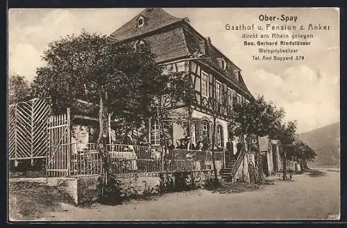 AK Ober-Spay, Gasthof und Pension zum Anker v. Gerhard Rindsfüsser