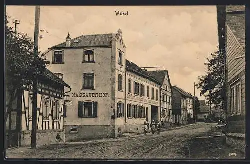 AK Weisel / Rhein, Hotel Nassauerhof