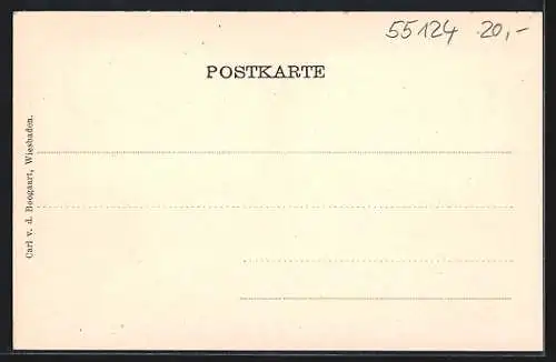 Passepartout-AK Gonsenheim, Gasthaus Zur Krone, Mehrfachansicht
