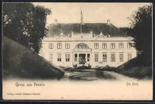 AK Penzlin, Partie an der Burg