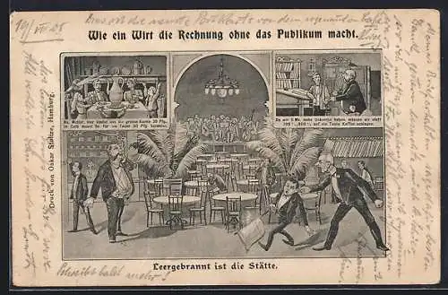 AK Hamburg, Der Wirt erhöht die Preise, das Café ist leergebrannt
