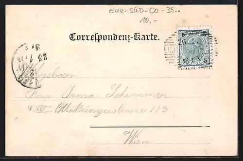 AK Brunn a. Walde, Gasthaus zur weissen Rose, Wasserschloss