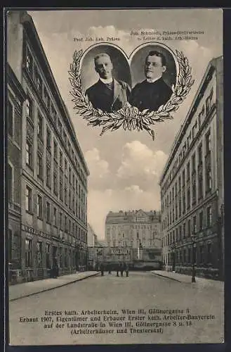 AK Wien, Erstes kath. Arbeiterheim, Göllnergasse 8