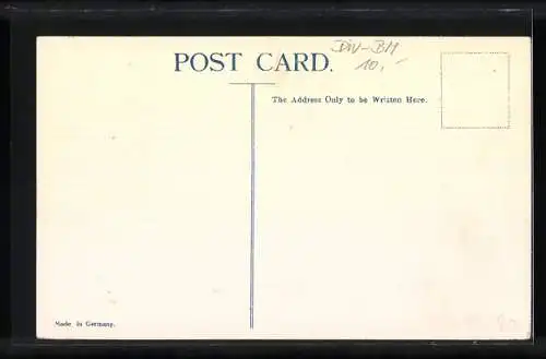 AK Mauritius, Briefmarken und Wappen, Landkarte mit Madagaskar, Indischem Ozean und Afrika