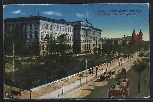 AK Lwów-Lemberg, Sapieha Gasse