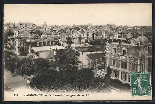 AK Berck-Plage, Le Kursaal et vue générale