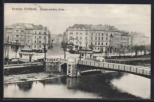 AK Königgrätz / Hradec Kralove, Celakovskeho trida