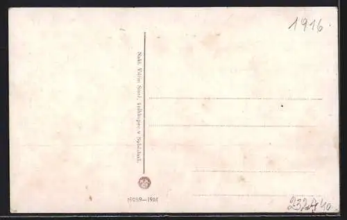 AK Sobeslav, Marktplatz mit Kirche