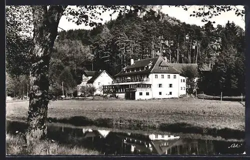 AK Waischenfeld /Fränk. Schweiz, Gasthaus und Pension Pulvermühle