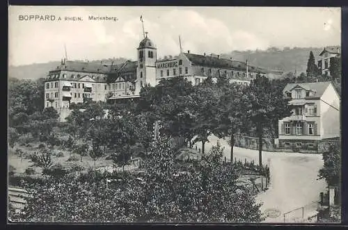 AK Boppard a. Rhein, Strassenpartie am Marienberg