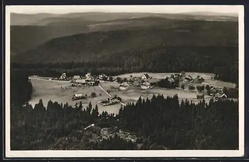 AK Zwieselberg / Freudenstadt, Blick von oben auf den Ort