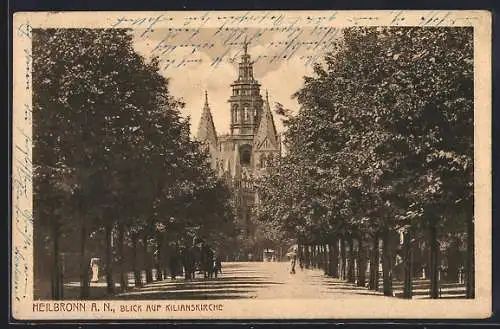 AK Heilbronn a. N., Blick auf die Kilianskirche
