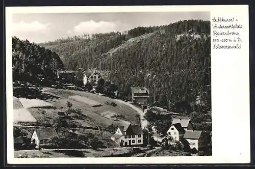 AK Baiersbronn /Schwarzwald, Ortsansicht aus der Vogelschau