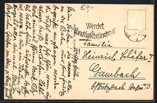 AK Berlin-Wilmersdorf, der Speerwerfer im Stadtpark