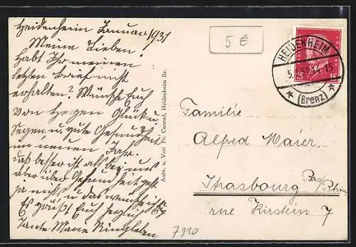 AK Heidenheim a. Brenz, Gesamtansicht