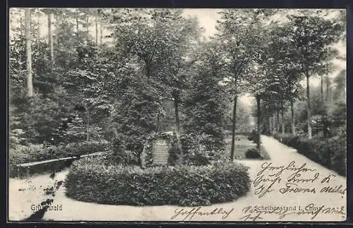 AK Grunewald, Ansicht Scheibenstand 1. Comp-
