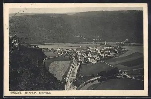 AK Beuron /Donautal, Ortsansicht aus der Vogelschau