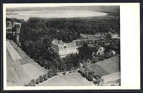 AK Bad Salzhausen /Oberhessen, Fliegeraufnahme des Ernst-Ludwig-Heims