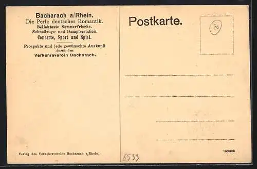 AK Bacharach a. Rhein, Die Kirche im Ortskern