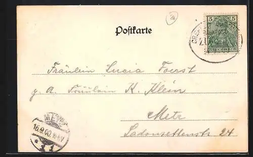 AK Essen a. d. Ruhr, Der alte Teich im Stadtgarten