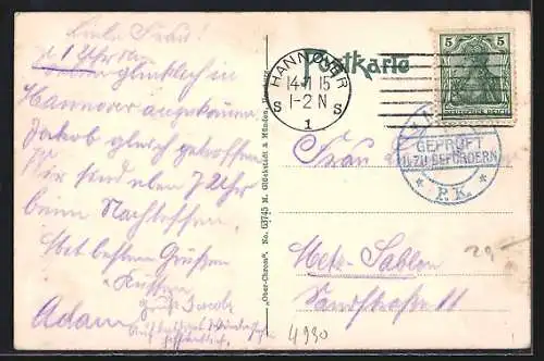 AK Porta Westfalica, Kaiser Wilhelm Denkmal, Motive aus dem Teutoburger Wald