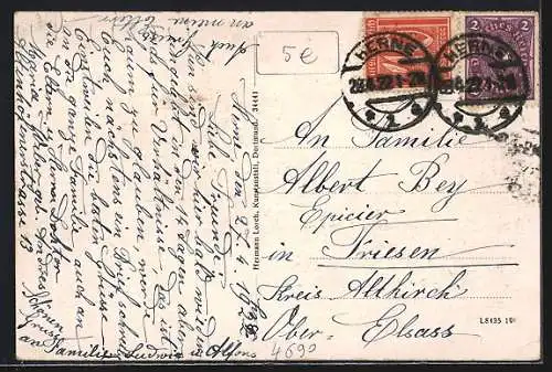 AK Herne, Stadtpark mit Restaurant