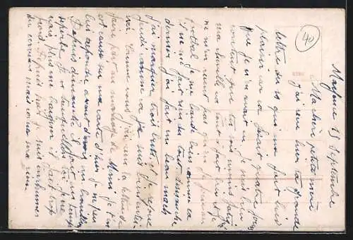 AK Mainz / Mayence, Goldene Rosskaserne, Caserne au cheval d`or