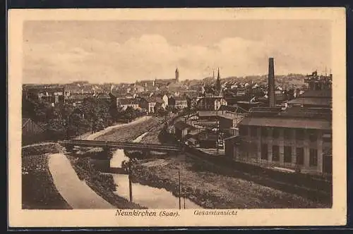 AK Neunkirchen /Saar, Totalansicht vom Industriegebiet