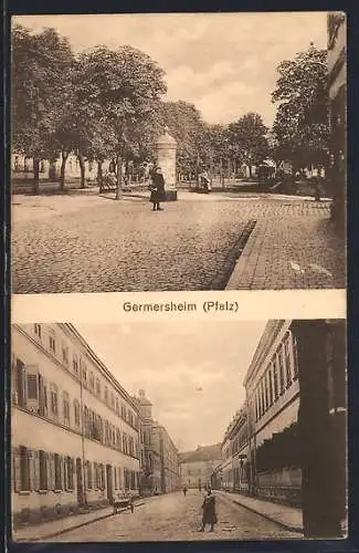 AK Germersheim, Strassenpartien
