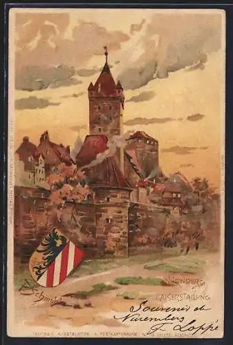 Künstler-AK P. Schmohl: Nürnberg, Kaiserstallung
