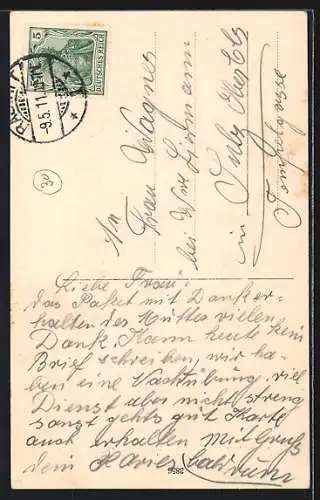 AK Rastatt, Brunnen am Rathausplatz