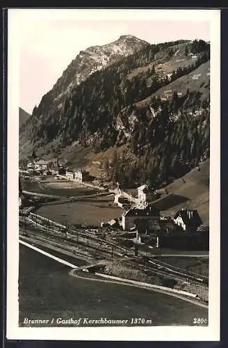 AK Brenner, Gasthof Kerschbaumer m. Bergen