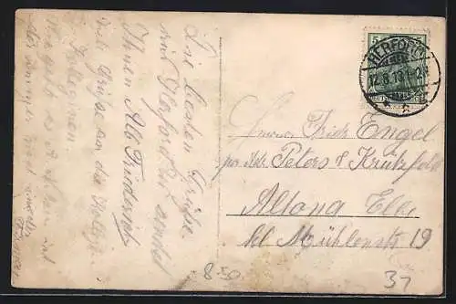 Foto-AK Fabrikarbeiter an seiner Arbeitsstation