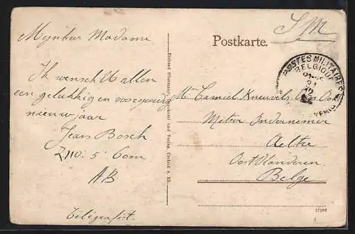 AK Crefeld, Hochstrasse mit Geschäften, J. Stern & Co.