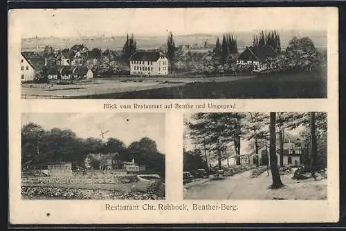 AK Benthe, Restaurant von Chr. Rehbock auf dem Benther Berg