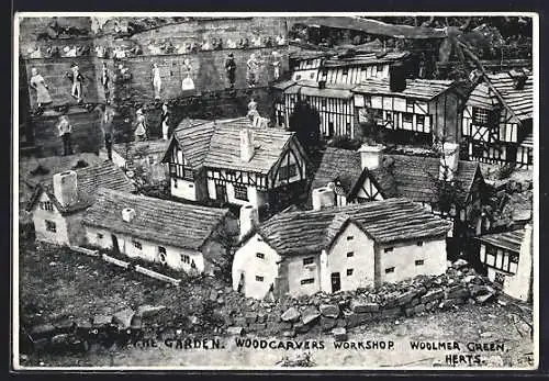 AK Woolmer Green, The Garden, Woodcarvers Workshop